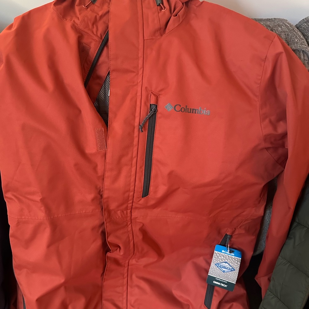 Columbia Fiery Red Outdoor Jacket